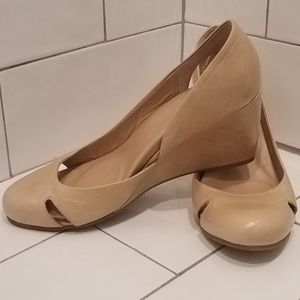 YOU by Crocs Nude/Cream Wedges